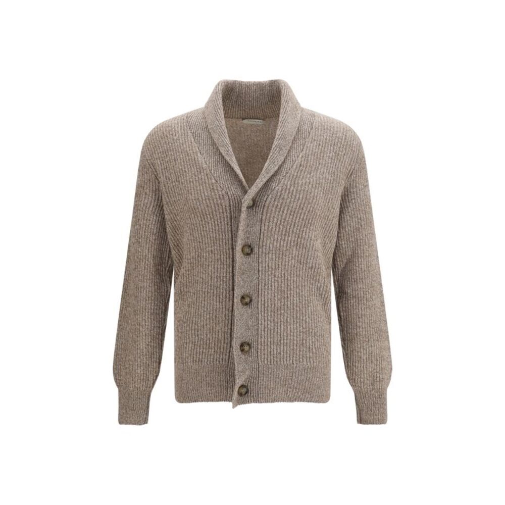 Brooksfield Men Virgin Wool Shawl Collar Cardigan